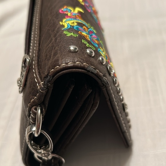 Montana West Sugar Skull Wallet/Wristlet - Picture 8 of 9